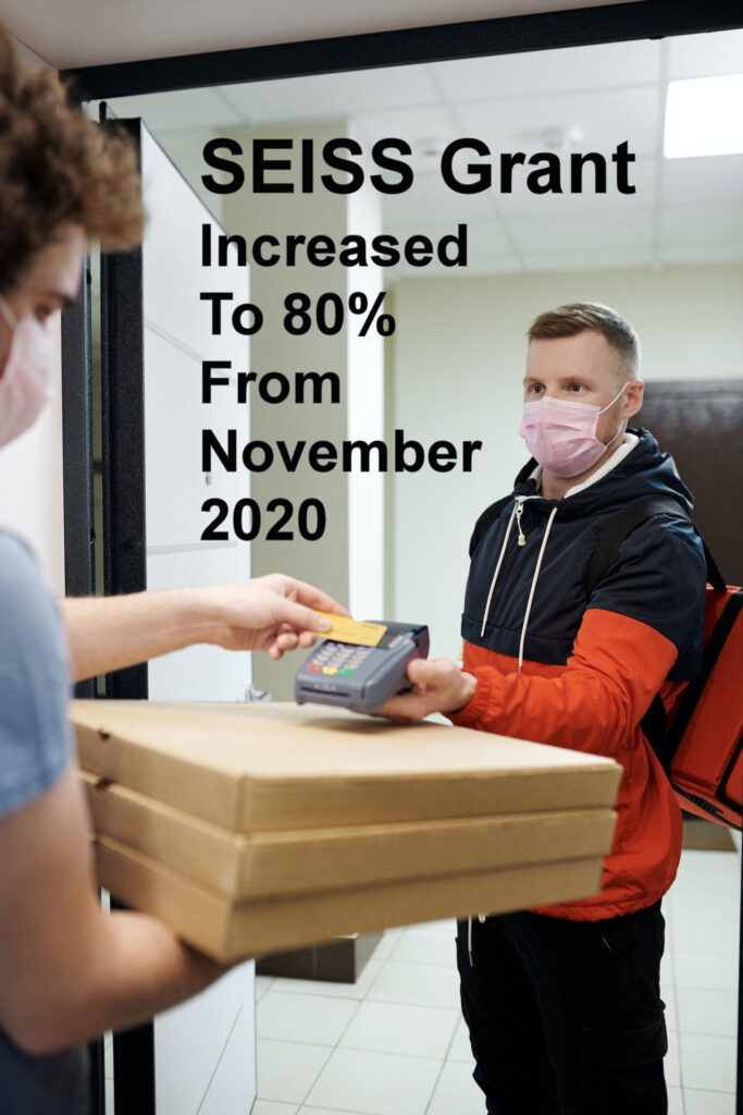 SEISS Grant increased to 80 from Nov 2020